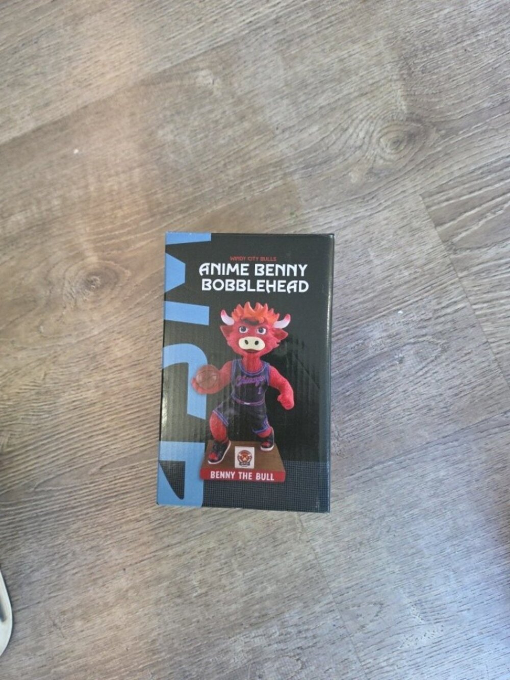 Benny The Bull Anime Bobblehead Windy City Bulls 1/2/2026 Game New
